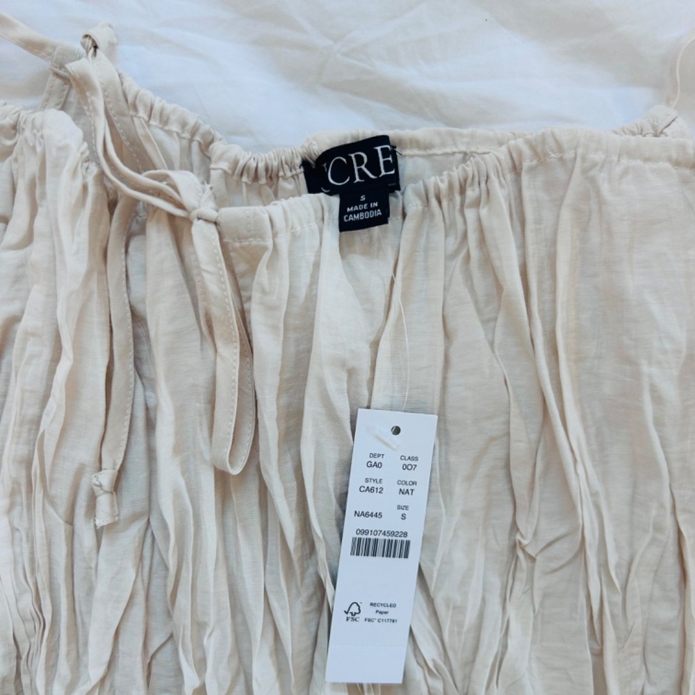 J.Crew Crinkled Tank Top - Picture 6 of 8